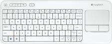 Logitech Wireless Touch Keyboard k400 with Built-in Multi-Touch Touchpad - White picture