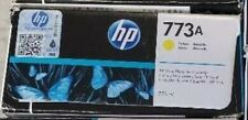 Genuine HP Factory Sealed 773A C1Q24A Yellow 775 ml Inkjet Cartridge 2021 picture