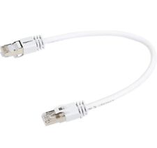 Amazon Basics RJ45 Cat 7 Ethernet Patch Cable, 10Gpbs, White, 1 Foot, New  picture