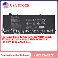 Genuine RC30-0357 Battery for Razer Book 13 Core I7 FHD UHD Touch 2020 2021 55Wh picture