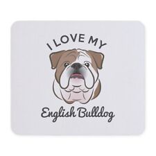CafePress I Love My English Bulldog Mousepad  (1440307787) picture