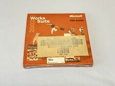Microsoft Works Suite 2002 Word Product New Sealed picture