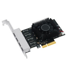 Card Gigabit LAN 4 PCI-E Port Card Adapter PC Ethernet PCI RTL8245F 2.5Gbps for picture