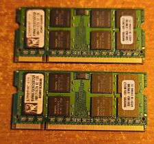 2 X 1GB KINGSTON DDR2-667 PC2-5300 SODIMM MEMORY RAM KVR667D2K2S0/2GR 2GB Kit picture