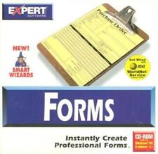 Expert Forms PC CD create custom templates tables clp art image business records picture