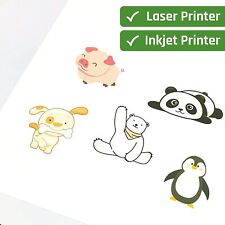 A4 Printable Vinyl Sticker Paper Self Adhesive Custom Label Inkjet Laser 8.5x11 picture