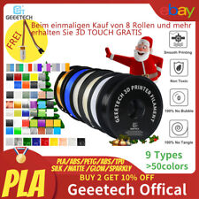Geeetech 3D Printer Filament 1KG 1.75mm PLA  ABS PETG TPU Silk PLA UV Resin Lot picture