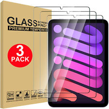 3 Pack iPad Mini 6th Gen Tempered Glass Screen Protector For iPad mini 6 2021 picture