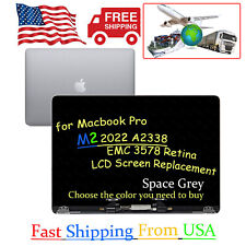 New Gray Silver For Apple MacBook Pro M2 A2338 2022 LCD Screen Display Assembly picture