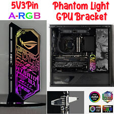 Custom Picture GPU Bracket A-RGB Light Board Anime PC Case Graphics Card Stand picture