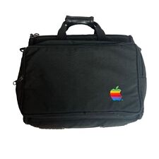 Vintage Apple Macintosh Rainbow Embroidered Logo Computer Laptop PowerBook Bag picture