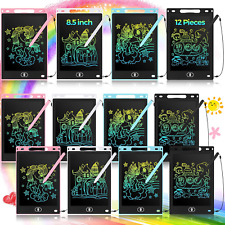 12 Pack LCD Writing Tablets 8.5 Inch Bulk Colorful Doodle Board Kids Scribbler B picture