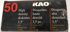 KAO 50 High Density Diskettes 35 Inch IBM Formatter 1.44 MB MF2HD picture
