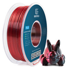 1KG/Roll GEEETECH Silk PLA Dual Color Gradient Shiny Silky Filament Black + Red picture