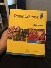 Rosetta Stone Italian Level 1 for PC and Mac Great Condition picture