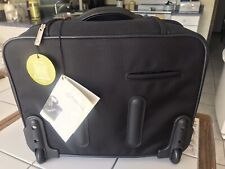 Franklin Covey Black Rolling Business Essentials Briefcase New with Tags picture
