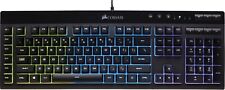 Corsair K55 Wired RGB lights iCUE Backlit Black Gaming Keyboard CH-9206015 NA picture
