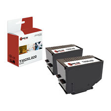 2Pk LTS 302XL Black HY Remanufactured for Epson Expression Premium XP-6000 Ink picture