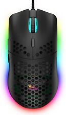 RGB Lightweight Gaming Mouse 12000DPI Optical Sensor Lightweight Honeycomb Pink picture