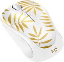 Logitech M317 Design Collection Wireless Ambidextrous Optical Mouse Bamboo Dream picture