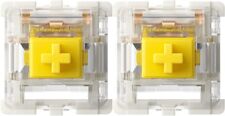 kutethy Gateron G Yellow Pro Switches Pre-lubed 3pin RGB SMD Linear (72 Pcs) picture