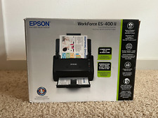 Epson Workforce  ES-400 II Duplex Desktop Document Scanner Perfect Condition picture