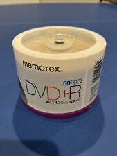 Memorex 50 Pack DVD+R 16X Blank 4.7GB 120 Min Recordable - New/Sealed picture