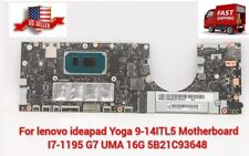  For lenovo ideapad Yoga 9-14ITL5 Motherboard I7-1195 G7 UMA 16G 5B21C93648 picture