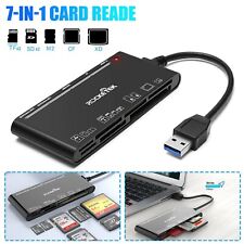 7in1 USB 3.0 Memory Card Reader Adapter SD TF CF for Windows 7/8/10 Linux Mac OS picture