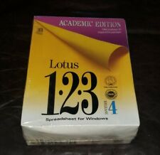 NEW Sealed NOS Lotus 123 For Windows Release 4 Academic Edition Spreadsheet  picture