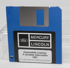 Ford Lincoln Mercury Automobile Leasing 1987 Software • Vintage 3.5