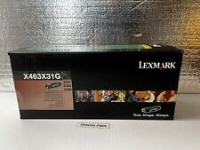 Lexmark X463X31G Black Toner Cartridge EXTRA HIGH YIELD OEM NEW Sealed X463 X464 picture
