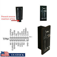 1 Pcs Trusted Platform TPM 2.0 Module (20 Pin) For ASUS 20 Pin LPC Windows 11 US picture