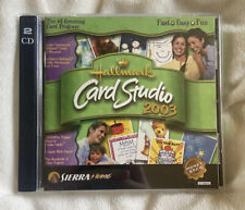 Hallmark Card Studio 2003 Deluxe PC Windows CD VTG print holiday greeting cards picture