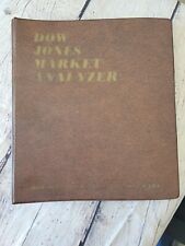 RARE- 80's Dow Jones Market Analyzer Manual By RTR Software VINTAGE picture