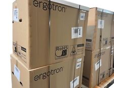 Open Box Ergotron 33-407-062 WorkFit-SR Dual Monitor Standing Desk Workstation picture