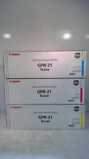 Genuine Canon GPR-21 *Lot of 3* Color Toners 0261B001, 0260B001, 0259B001 picture