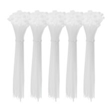 10 Inch  Releasable Cable Ties Adjustable Zip Ties White 500Pcs picture