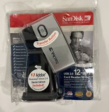 SanDisk ImageMate SDDR-89 12-in-1 USB 2.0 Flash Memory Card Reader New-PKG Damge picture