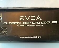 EVGA 240mm All-In-One RGB LED CPU Liquid Cooler New Condition  picture