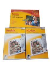 Lot of 3 Kodak Premium Photo Paper Gloss & Soft Gloss, 4x6