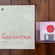 Apple Multiple Scan 15 Display User's Guide & Software Diskette MINT picture