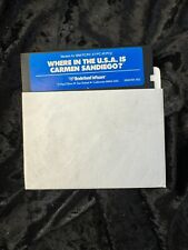 Where In The USA Is Carmen SanDiego? for IBM 5.25 Floppy Media picture