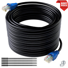 OUTDOOR ETHERNET CABLE 300 Ft Heavy Duty Internet LAN Cable Direct Burial POE  picture