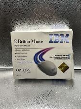 IBM 2 Button Mouse PS/2 Style New NOS Open Box picture