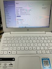 HP Stream Laptop PC Model: 11-y012nr Intel Celeron N3060 White picture