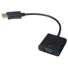 Premium Displayport Male To VGA Female Converter Adapter Cable Black color picture
