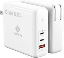 EGOWAY 100W 3 Port Type-c PD Wall Charger Gan Delivery Power  picture