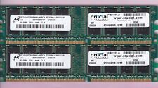 1GB 2x512MB PC-3200 DDR-400 CRUCIAL CT6464Z40B.16TBB MICRON DDR1 PC3200 Ram Kit picture