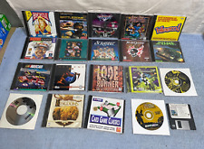 Lot 20 vintage 1990s PC Computer games Discs Jewel cases BLEEM Dirty DWARVES FX picture